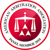 American Arbitration Association Panel Member 2018